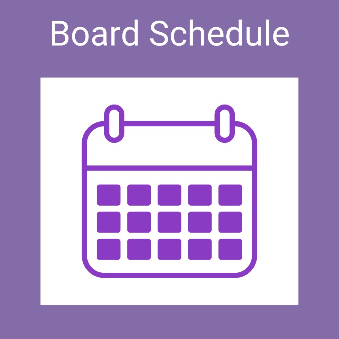 Board Schedule
